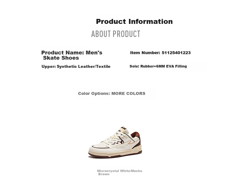 ERKE Men's Skateboard Shoes, Summer New Style Breathable Versatile Casual Shoes Comfortable Sneakers | Wushuang 3.0 - Waffle 16