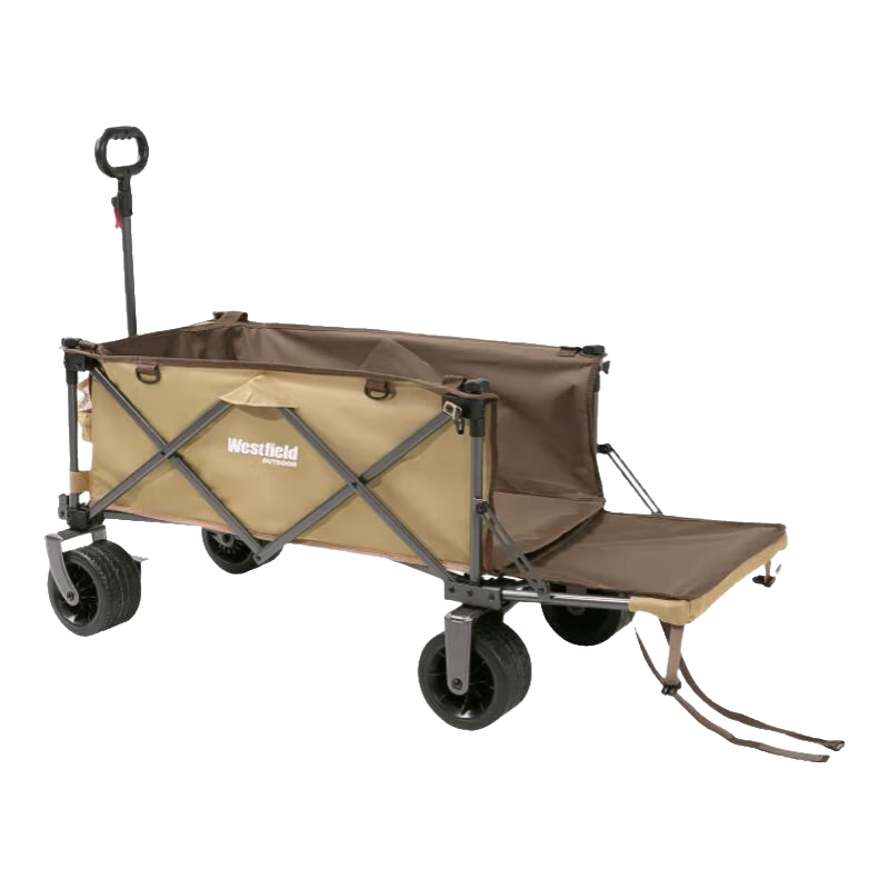 Westfieldoutdoor, Wofei Xingmang Folding Camping Cart, Outdoor Collapsible Trolley, Campsite Cart, Stroller for Kids, Grocery Shopping Cart, Pet Cart, Picnic Pull Cart