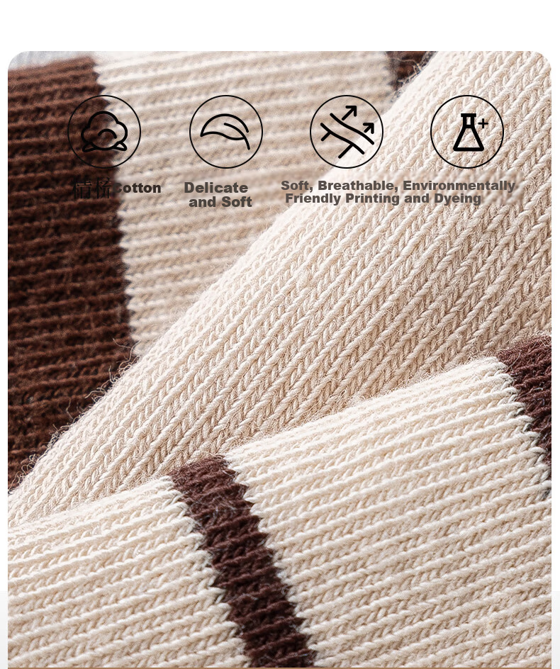 Ziyouxi Boys' Socks for Older Children, Spring And Autumn Sports Letter Cotton Socks, High-Elasticity Antibacterial Kids' Socks 3