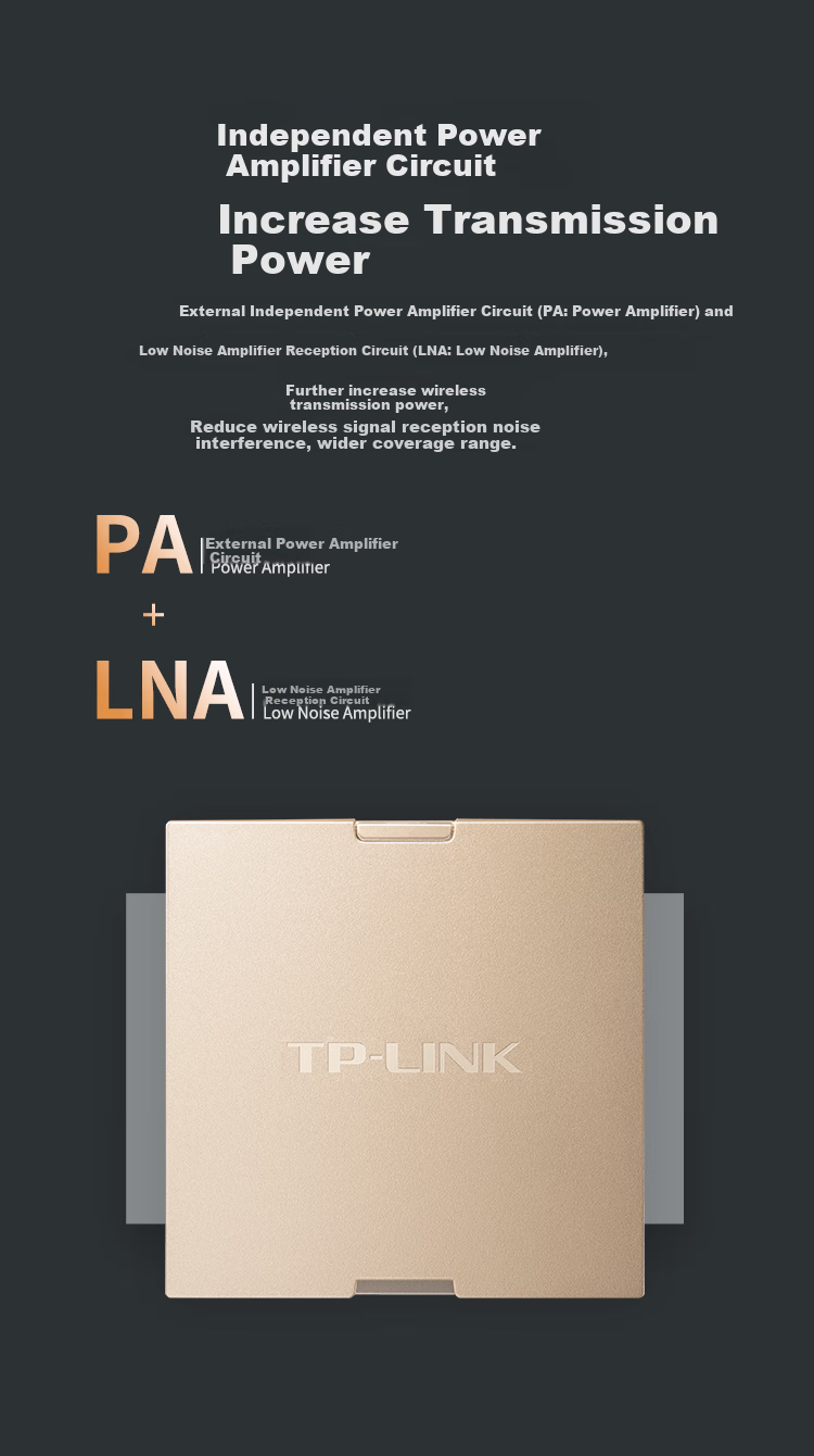 TP-LINK AX3000 Wi-Fi6 Panel AP, Large-Scale Whole-House WiFi Wireless Mesh Networking, PoE Power Supply, AC Management, TL-XAP3000GI Champagne Gold 3