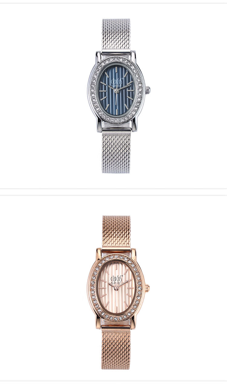 CROCUS BY GK BECK Women's Minimalist Steel Band Mechanical Watch Luxury Quartz Watch Gift for Christmas New Year 5