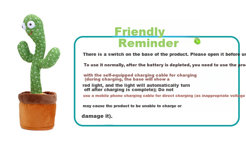 Babamama Cactus Toy for Babies And Toddlers: Dancing And Talking Cactus Doll with Repeating And Waving Functions 1