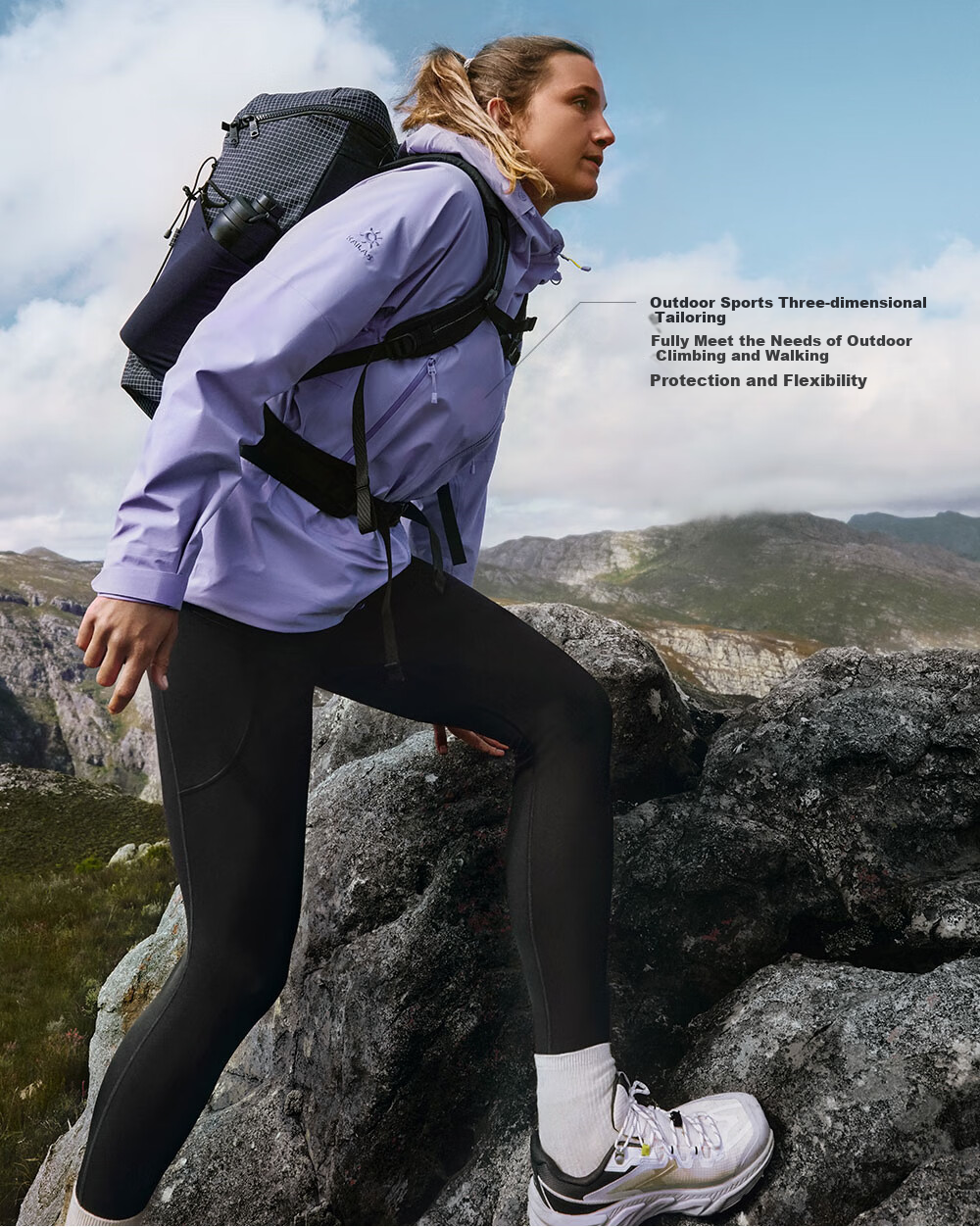 KAILAS Bogda Women's Windproof Waterproof Outdoor Hiking Mountaineering Jacket 7