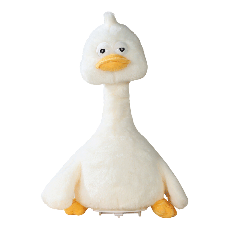 Quchao Singing, Jumping, Repeating Duck Sliding Neck 0-3 Years Old Learn to Speak And Crawl Baby Soothing Infant Early Education Toy Gift