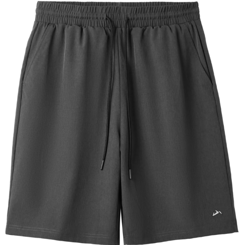 HLA Hailan Home Casual Men's Mid-Length Shorts Mountain Series Embroidered Drawstring Summer Shorts