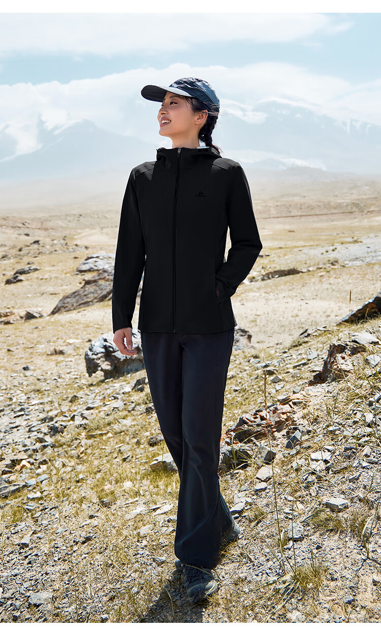 Toread Dolphin Women's Softshell Jacket Spring Autumn Outdoor Fleece Lined Warm Windproof Breathable Durable Hiking Hooded Coat 11