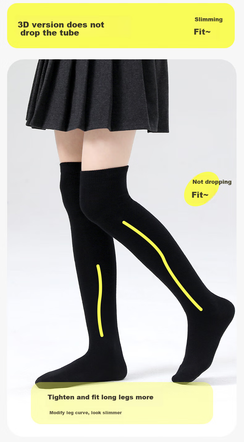 Barbie Girls' Mid-Calf Socks, Cotton Over-Knee Children's Socks, Spring And Autumn Long Socks, Boys' Long Socks, Student High Socks, Cotton Socks 6