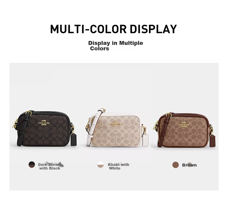 COACH [Brand Direct Supply], Women's JAMIE Small Shoulder Crossbody Bag Camera Bag CY752 Gift 1