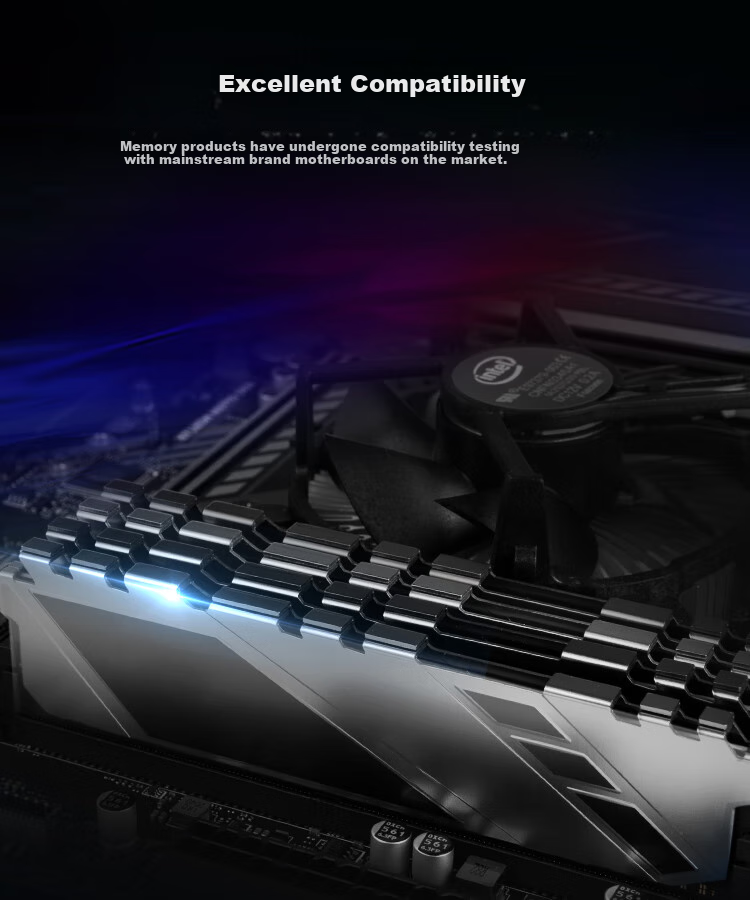 Netac 32GB (16GBx2) DDR4 3200 Desktop Memory Kit Yueying II Series Gaming Heat Spreader - Premium Chips (C16) White 3