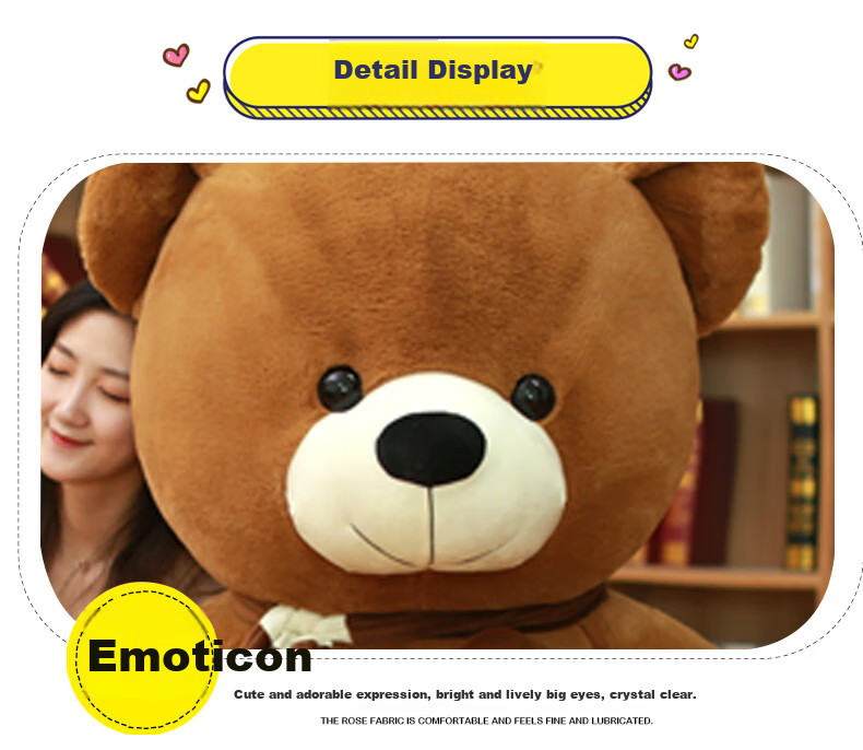 Hushi Xiaobao Bear Plush Toy Christmas Eve Birthday Gift for Wife Large 1.8m Pillow 11