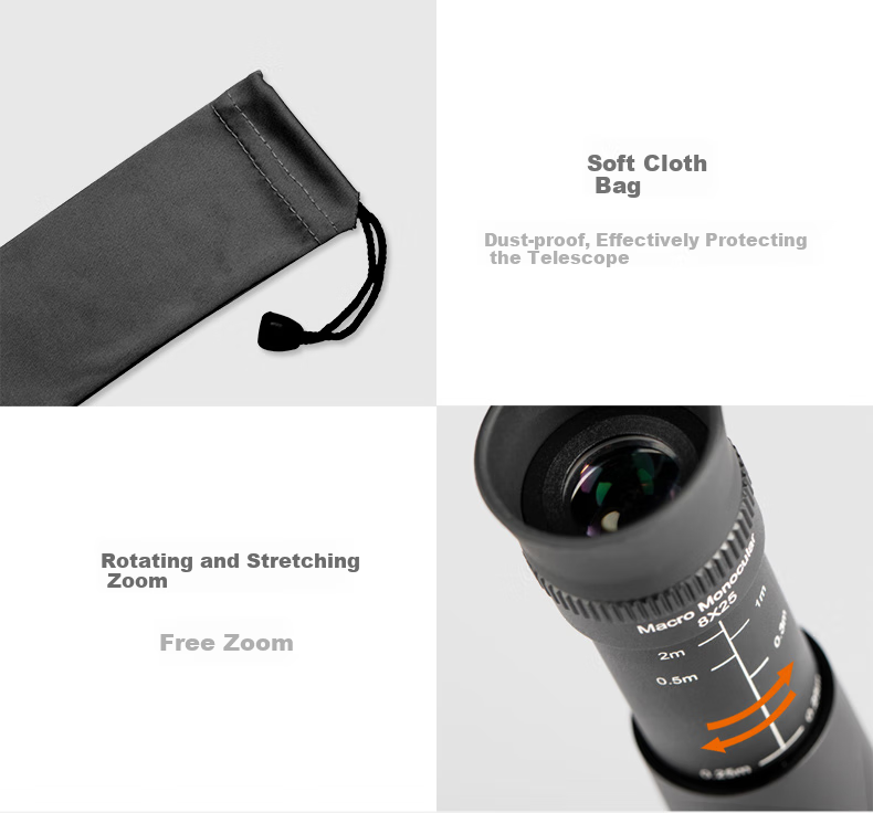 Xingtelang American Brand 8x25 Binoculars, High Magnification, Portable Handheld Telescope for Bird Watching And Scenic Views 7