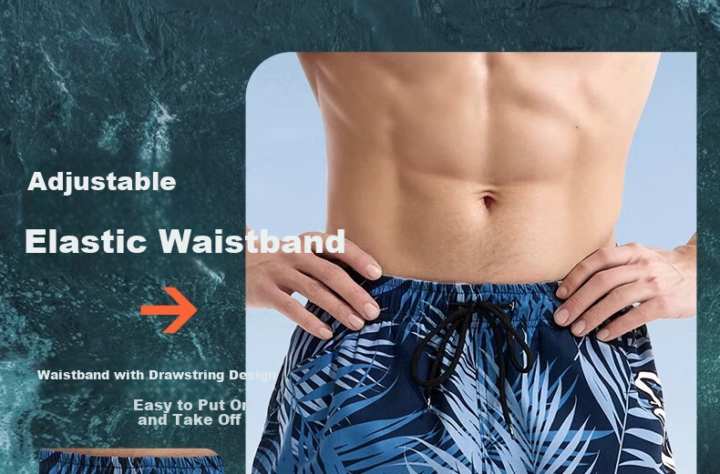 Li-Ning Quick-Dry Beach Shorts for Men, Water-Friendly Swim Trunks, 2026 New Style Men's Anti-Embarrassment Summer Surfing Swimming Shorts, Short Boxer Briefs 23