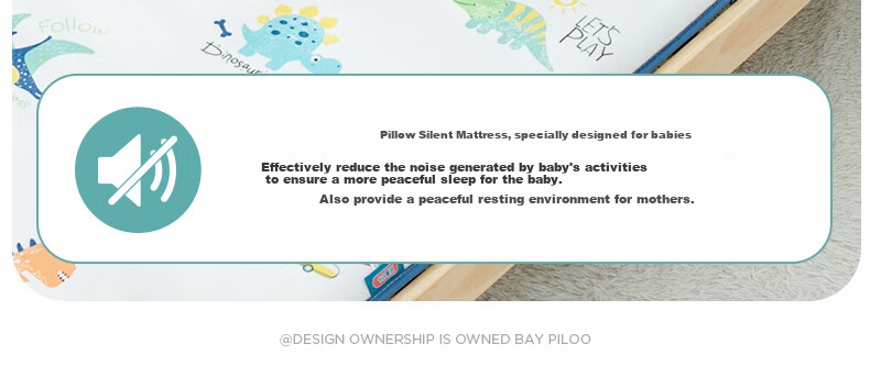 Pilu Kindergarten Mattress Pad, Baby Mat, Infant A-Class Children's Bed Nap, All-Cotton Soft Mattress, 60*135cm 26