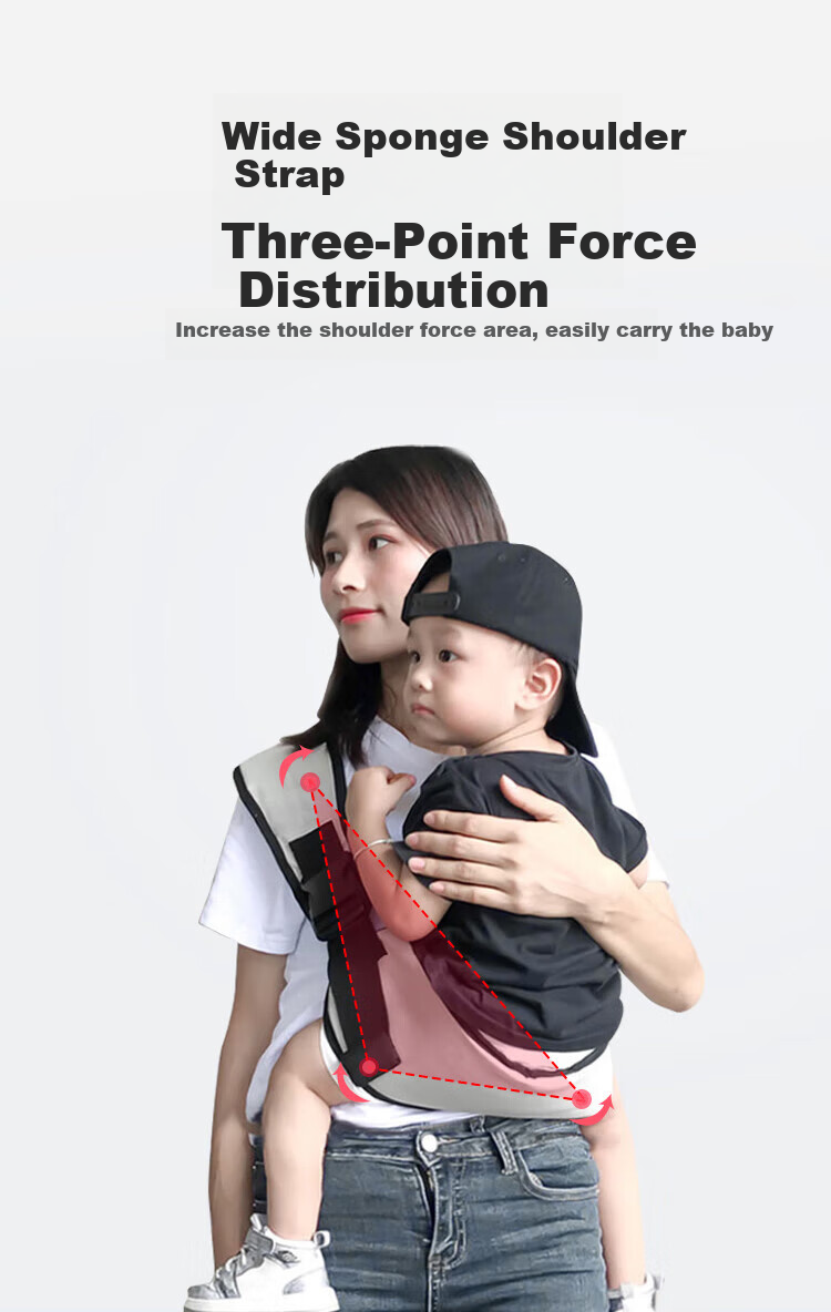 Aibaoshi Baby Carrier, Newborn Back Wrap, Front-Carrying And Back-Carrying Style, Multifunctional Baby Carrier for Outings, Miankou Green M418 4