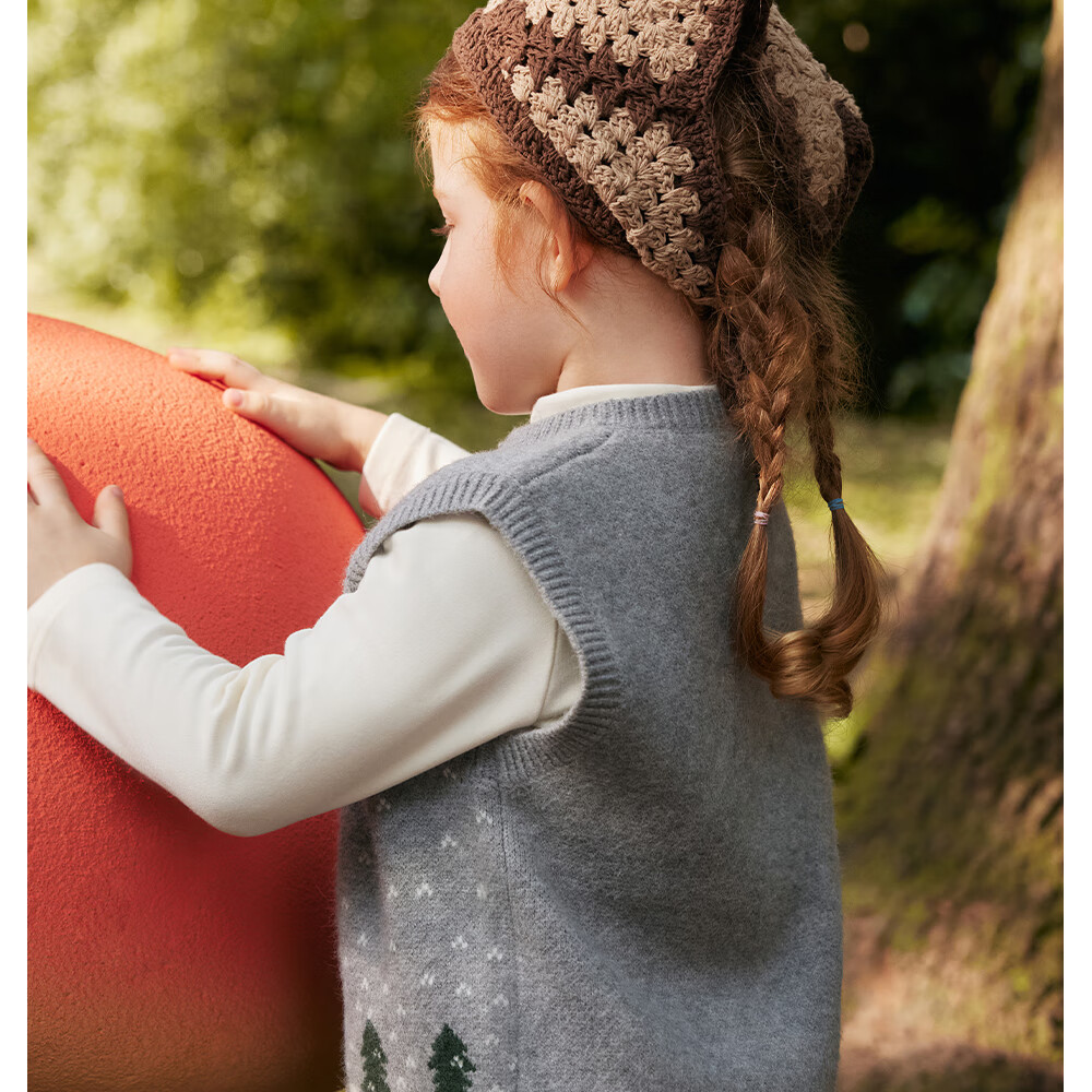 Beitais Kids Boys and Girls Spring Autumn Knitted Vest Cardigan Jacket Baby Toddler Sleeveless Sweater Vest 12