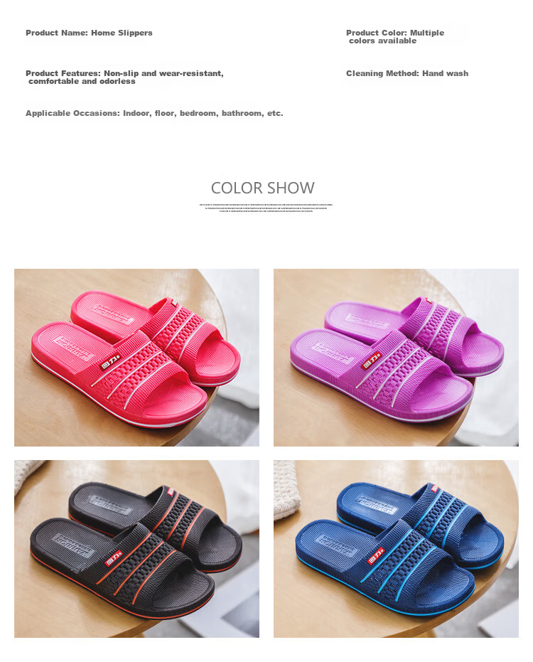 Huili Slippers for Men And Women, Non-Slip Sandals, Home Bathroom Outdoor Beach Wear, Thick-Soled Wear-Resistant HL3523-1 Brown Size 44 5