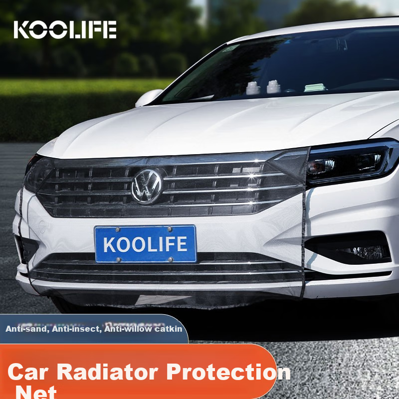 KOOLIFE Car Radiator Anti-Mosquito Net, Front Face Anti-Willow Catkin Protective Mesh, Dust And Sand Prevention Air Intake Grille Screen Cover