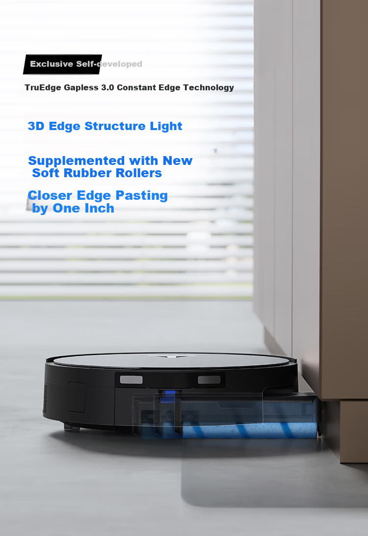 ECOVACS Robot Vacuum X11 PRO, All-In Automatic Cleaning And Washing, Drum Mop, Black And Silver, Fully Automatic Water Inlet And Outlet, Ultra-Thin Recessed Model 15