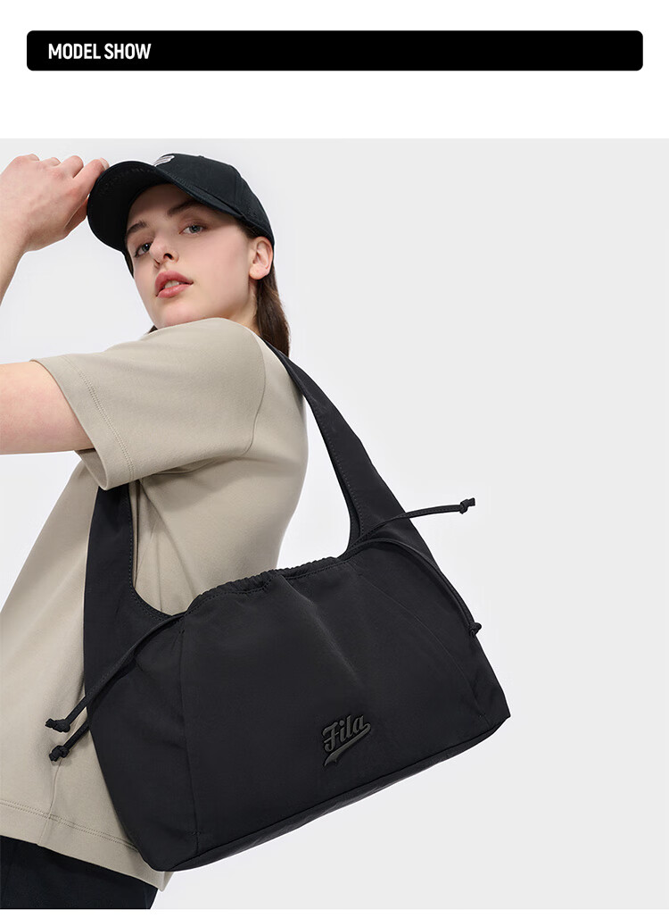 FILAFUSION FILA Trendy Women's Shoulder Bag Casual Underarm Handbag Tote Bag 7