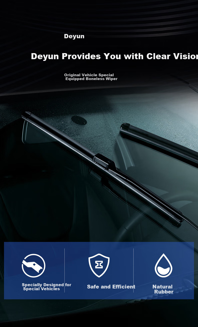 Deyun Boneless Windshield Wiper, for Volkswagen POLO Hatchback 2011-2018 Models, Original 2016 Model, Front Wiper Blade for Polo 3