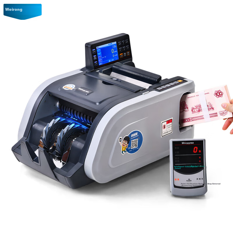 Weirong N11(A-Class) Bank-Grade Currency Counter Supports New RMB, Intelligent Bill Counting And Bundling Two-In Machine 2025