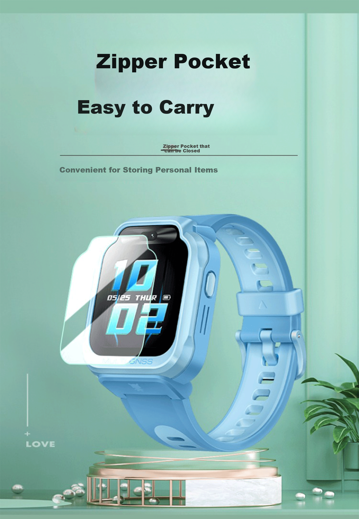 CangHua [3-Pack] Tempered Glass Screen Protector for Xiaomi Mi Band 7/7X Children's Watch, Anti-Glare Blue Light Protection, Full Screen Protective Film for Kids' Phone And Learning Watch Dial 1