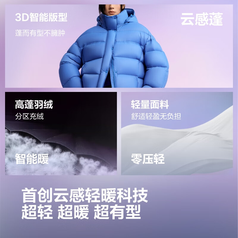 BOSIDENG Women's 25th Anniversary Winter Puffer Thickened Hooded Down Jacket B250243102 Hot Sale Mall Edition