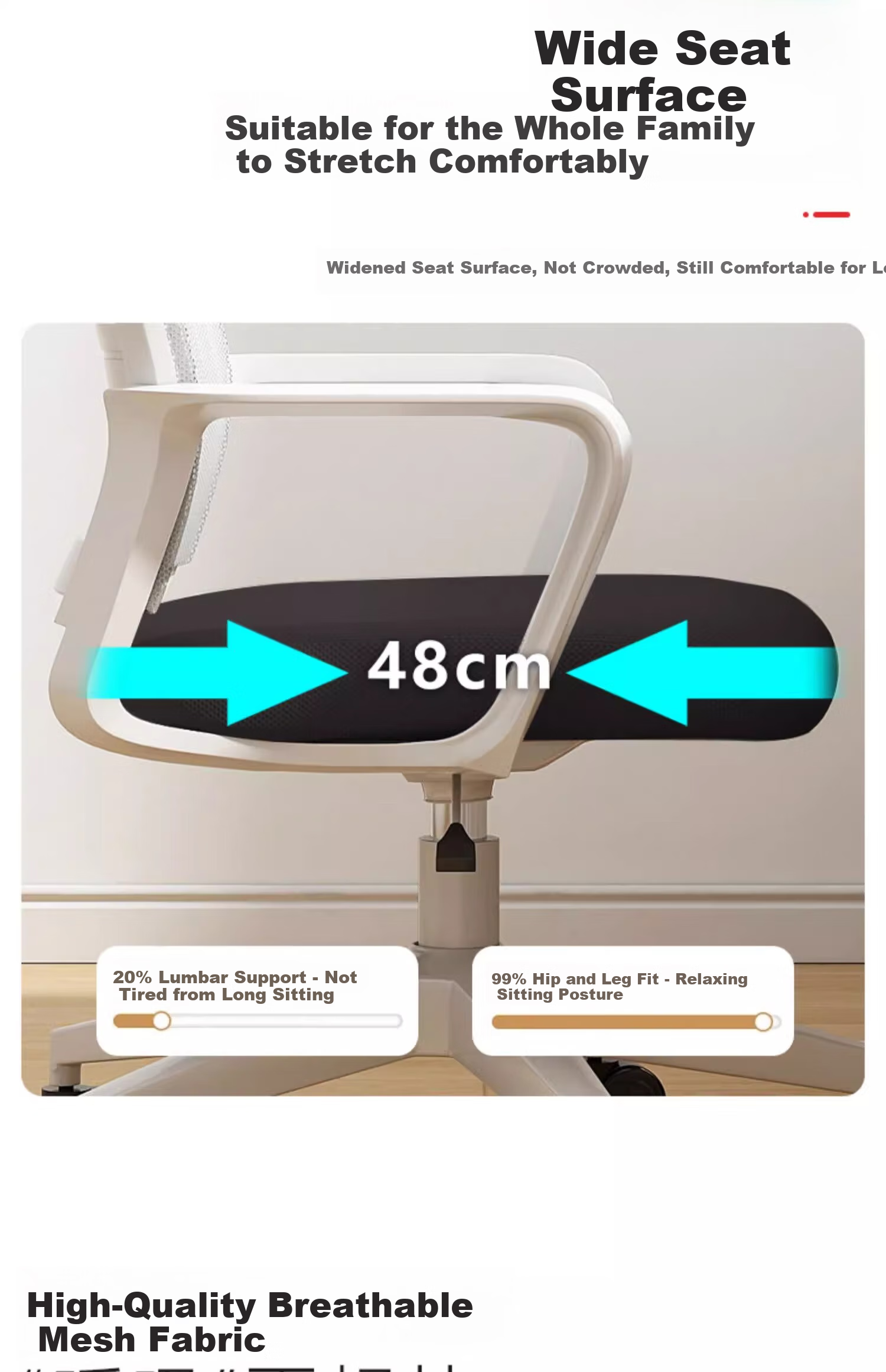 Chentao Gaming Chair, Ergonomic Chair, Computer Chair, Ergonomic Seat, Office Chair, Executive Chair, Long-Sitting Backrest Chair 9