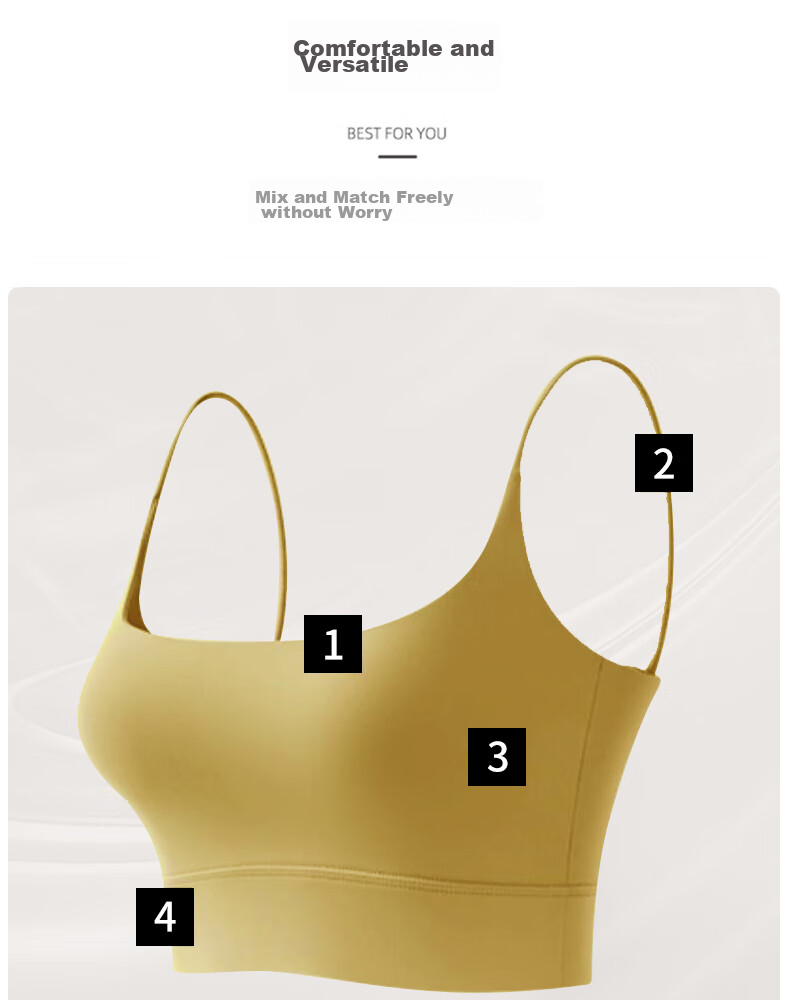 XUEXIMAN Yoga Tank Top for Women with Built-In Bra Pads, Professional Sports Bra, High-End Fitness Pilates Backless Bra 9