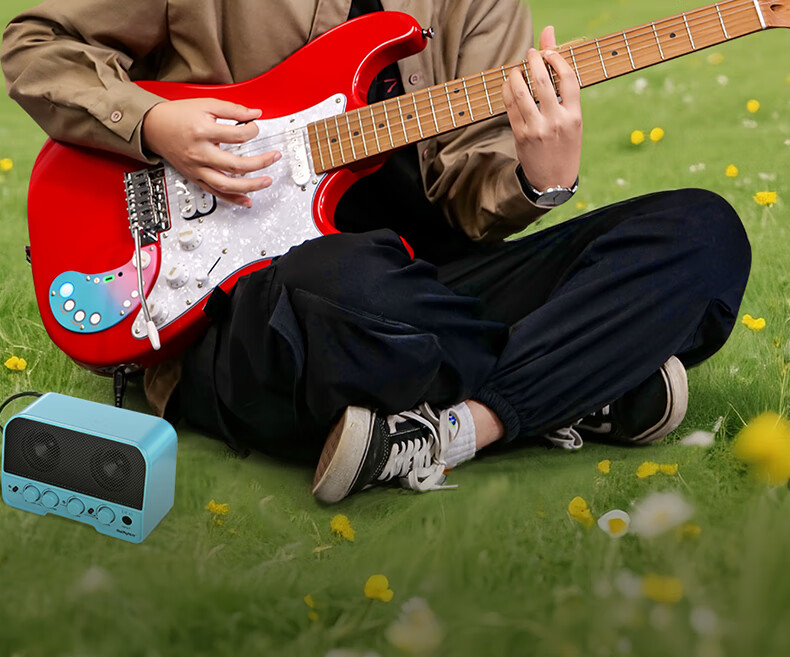 Bullfighter Smart Electric Guitar D160SE, Beginner Self-Study Practice Guitar, 16 Effects, Bluetooth 1