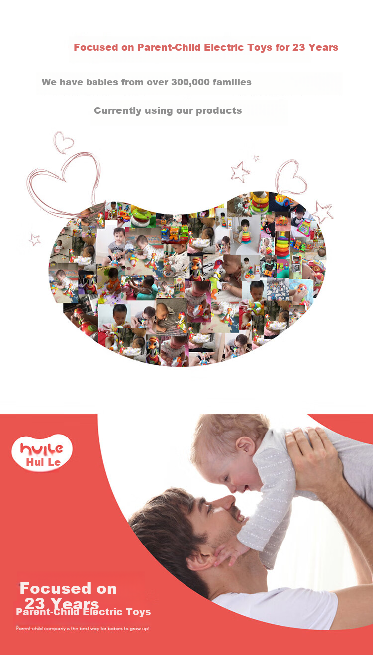 HuiLe Toys Montessori Busy Board Early Education Baby Toy for 1-3 Years Old Boys and Girls Birthday Gift 13