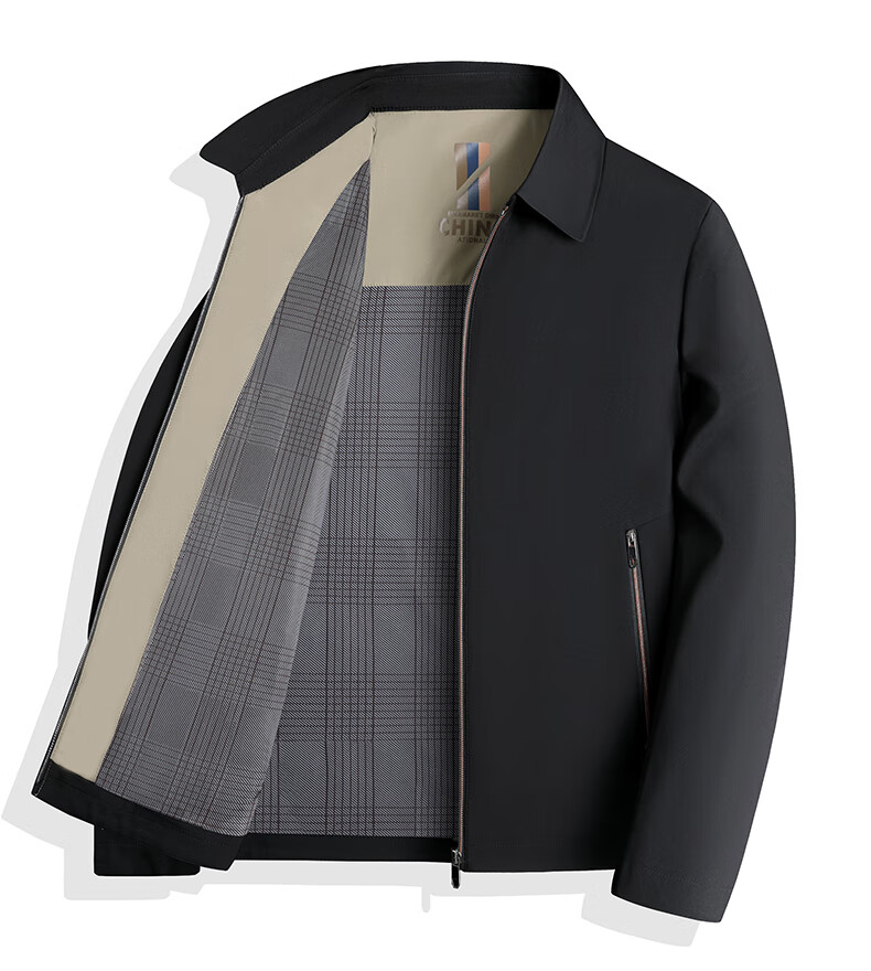 TUCANO Men's Spring Autumn Business Lapel Jacket Middle-aged and Elderly Father's New Year Clothing Outerwear 6