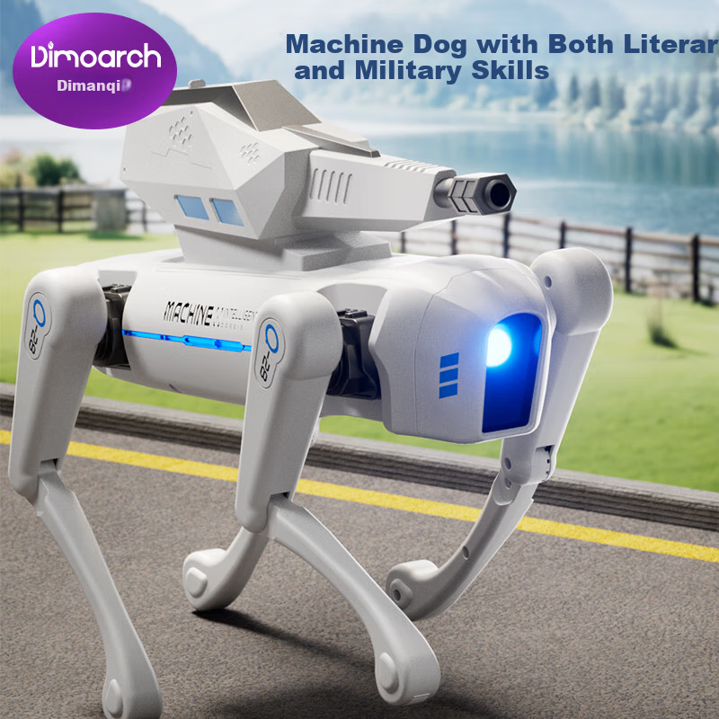 Dimoarch Robot Dog Children's Toy for Boys Aged 3-6 Birthday Intelligent AI Remote Control Car Gift for Ages 8-12