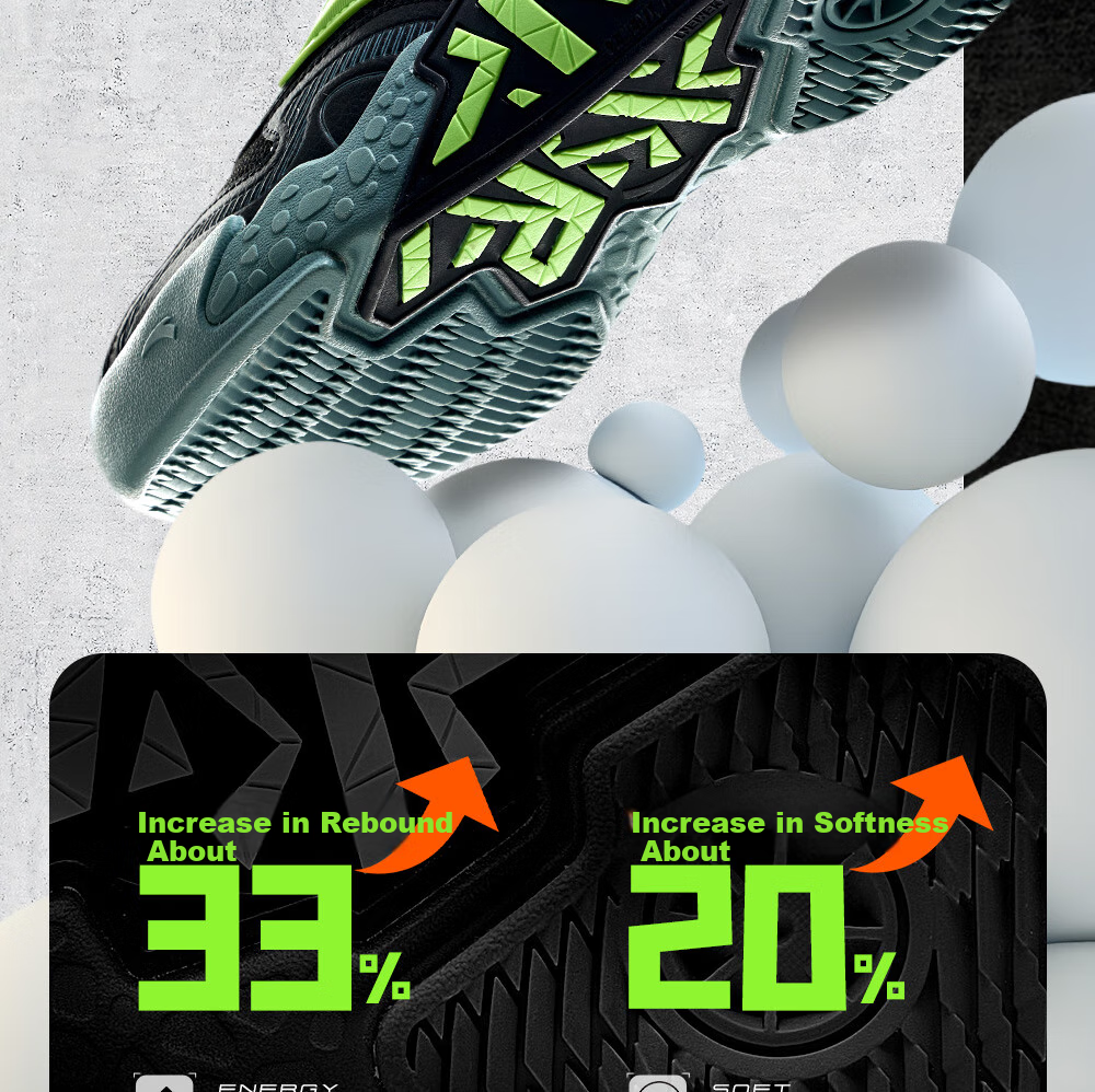 ANTA Children's Sports Shoes for Boys, Big Kids' Size 25, Autumn And Winter Professional Performance Durable Cement Basketball Shoes A12541103 42