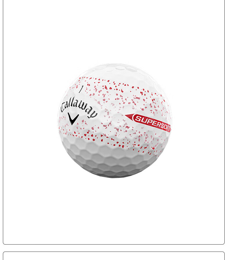 Callaway Super Soft Pink Golf Ball with 360-Degree Alignment Ring, Two-Layer, Long Distance, 25-Pack, New Model 11