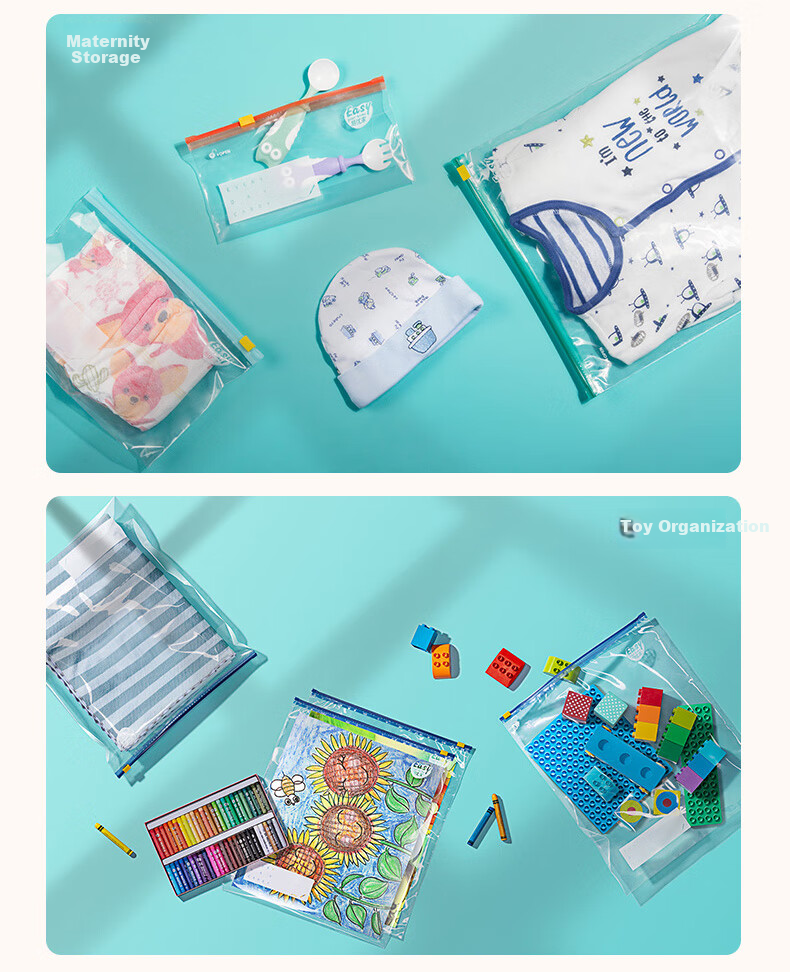 Easy Your Home Sealing Bags Travel Clothes Storage Bags Organizer Luggage Underwear Storage Portable Food 5 Large XL Size 15