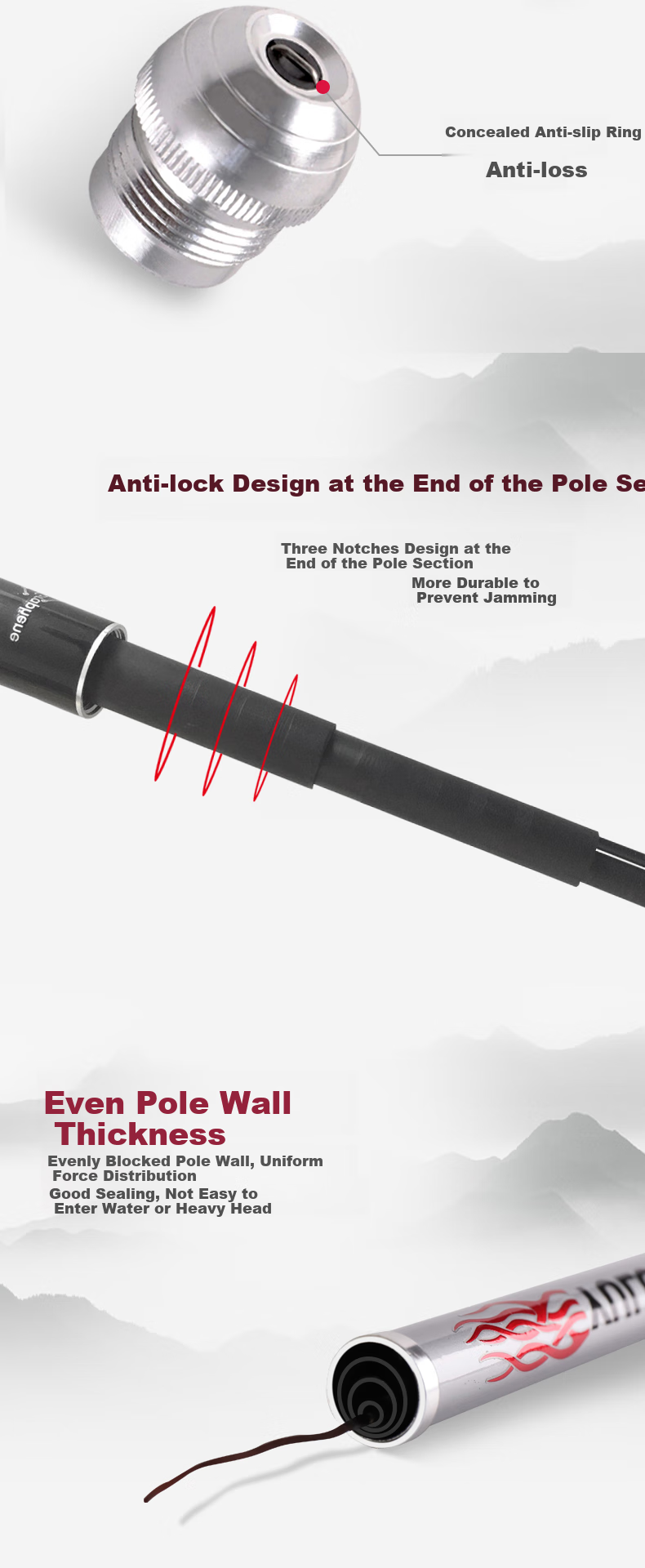 Feimiao Yulong Lian 4.5-Meter Fishing Rod, Ultra-Light And Ultra-Hard Carbon Fiber, 28-Section Telescopic Rod for Carp And Crucian Carp Fishing Tackle 6
