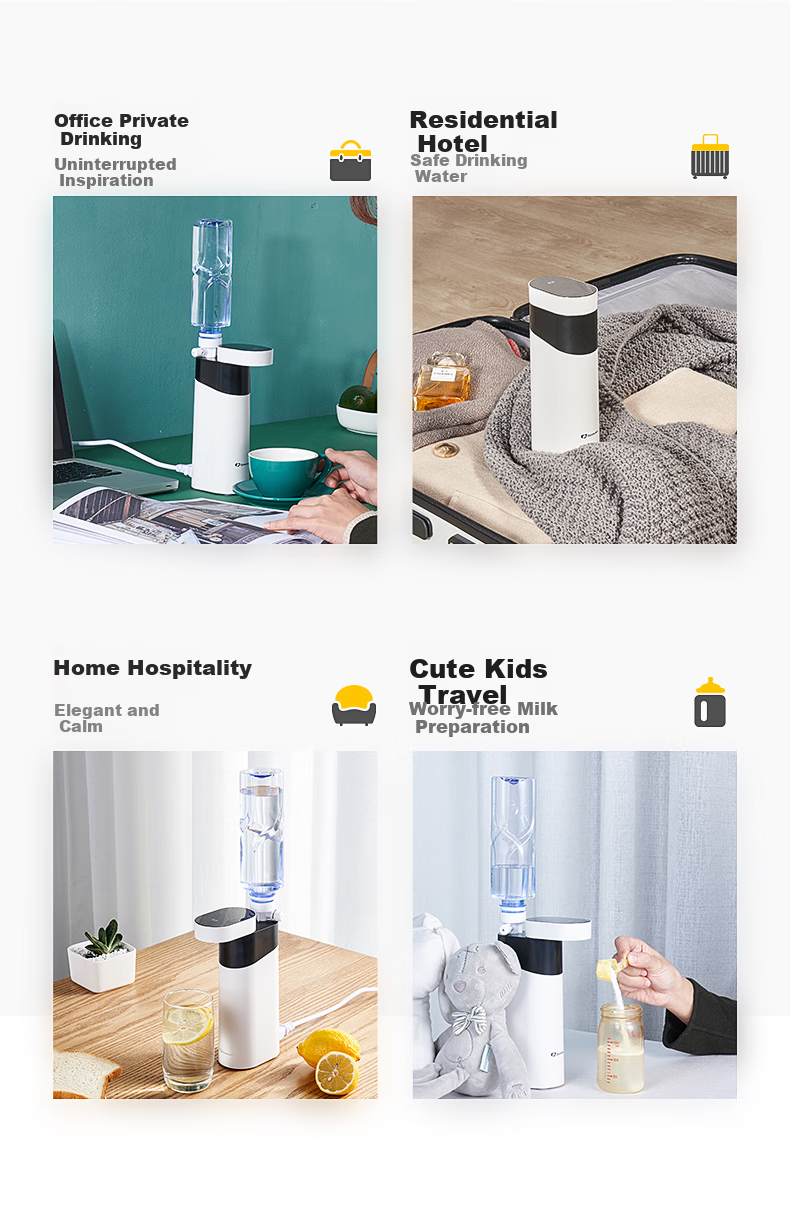 Zhuolang Portable Electric Kettle, Hot Water Boiler, Instant Heating Water Dispenser, Mini Travel Kettle, ZL-2019 7