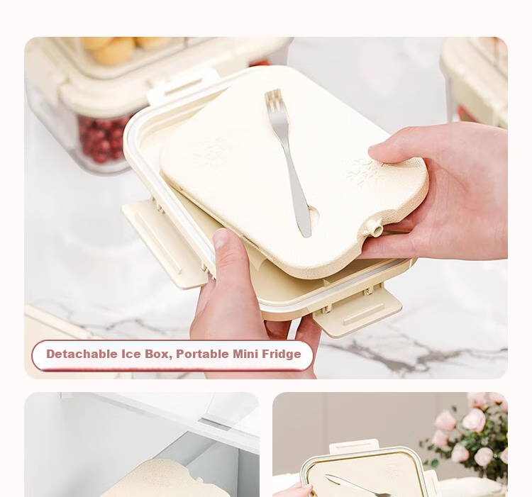 Jialifang Portable Fruit Fresh-Keeping Box Outdoor Camping Picnic Storage Leak-Proof Lunch Box Sealed Container 10