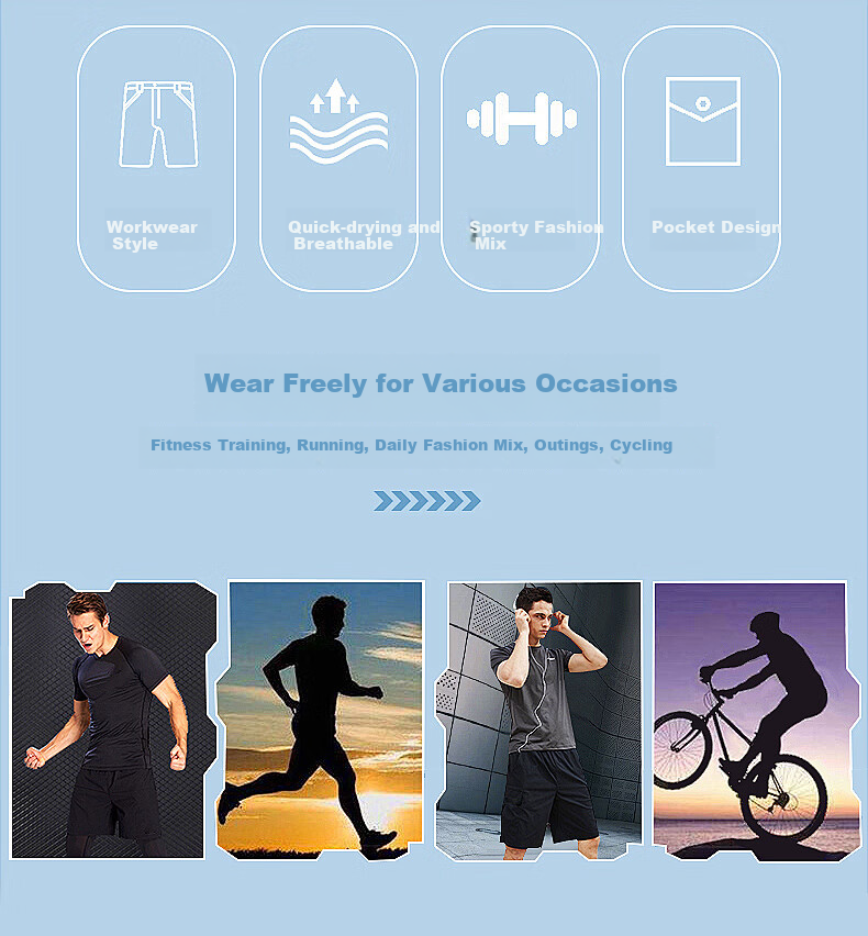 Huili Shorts, Summer Men's Ice Silk Five-Point Pants, Breathable Loose Trousers, Quick-Dry Casual Basketball Shorts, Black, Size L 2