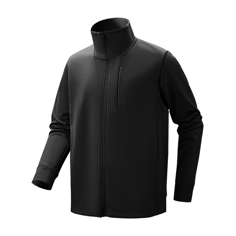 JD Original F4 Series Fleece Jacket And Pants, High-Elasticity Jacket for Men And Women, Winter 2026 New Style New Clothes Gift, Black Truffle, L