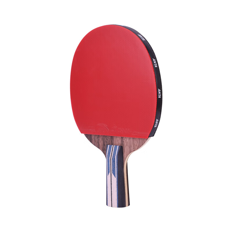Anta 7-Star Table Tennis Paddle (Jingcang Fast Delivery + 6 Balls + Paddle Bag) P702 Straight Handle Single Paddle