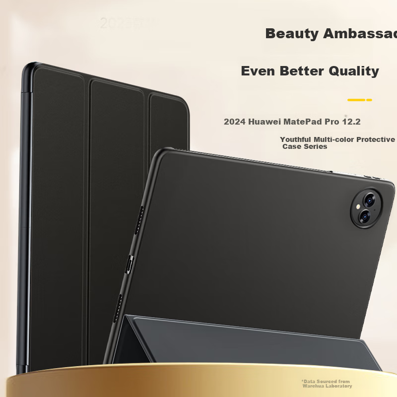 CangHua Protective Case for Huawei MatePad Pro 12.2 (2025/2024 Model) Full Coverage Ultra-Thin Anti-Drop Leather Case for Huawei MatePad Pro 12.2 Inch Tablet
