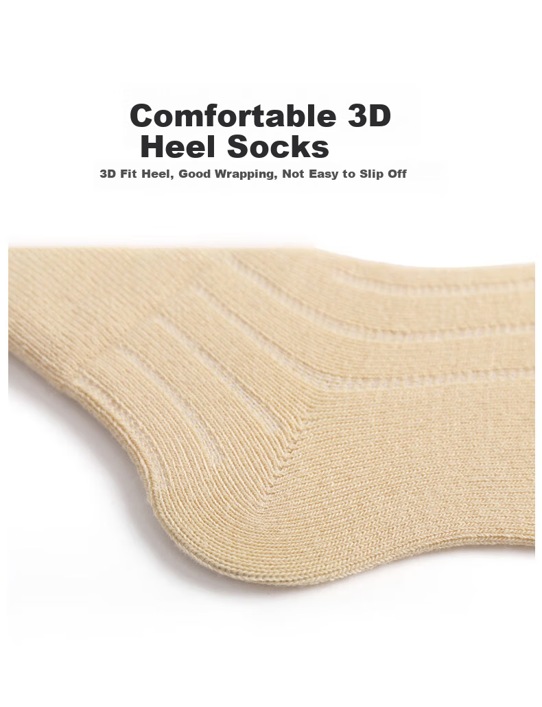 Aibaoshi Baby Socks, Spring And Autumn Newborn Socks, Mid-Calf Cotton Socks for Infants, Children's Socks And Foot Covers, 4 Pairs, Size S, S398 3