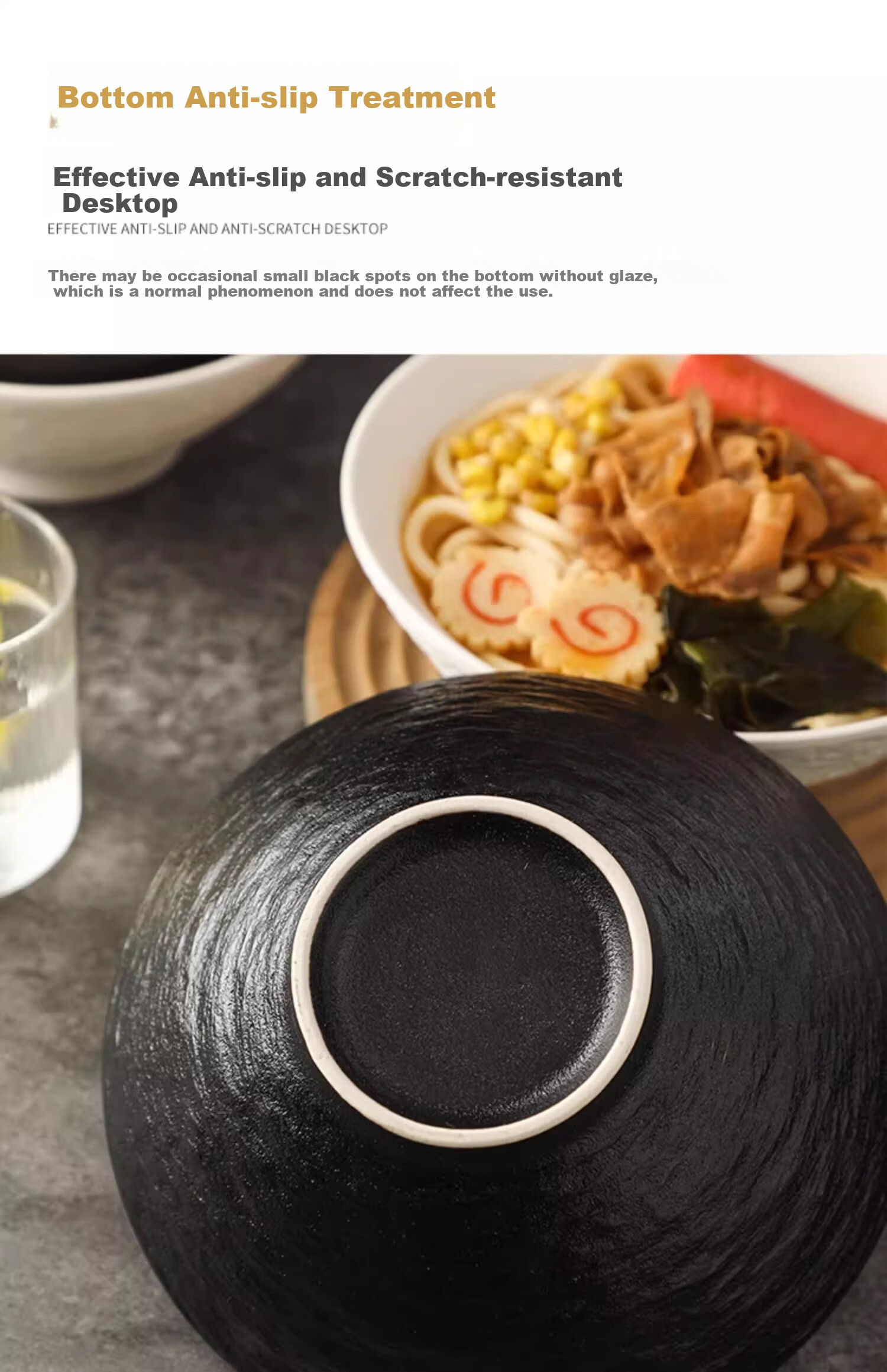 PINYU Japanese-Style Conical Bowl, High-End Noodle Bowl, New Home-Use Luosifen Bowl, Soup Bowl, Aesthetically Pleasing Ramen Bowl 8