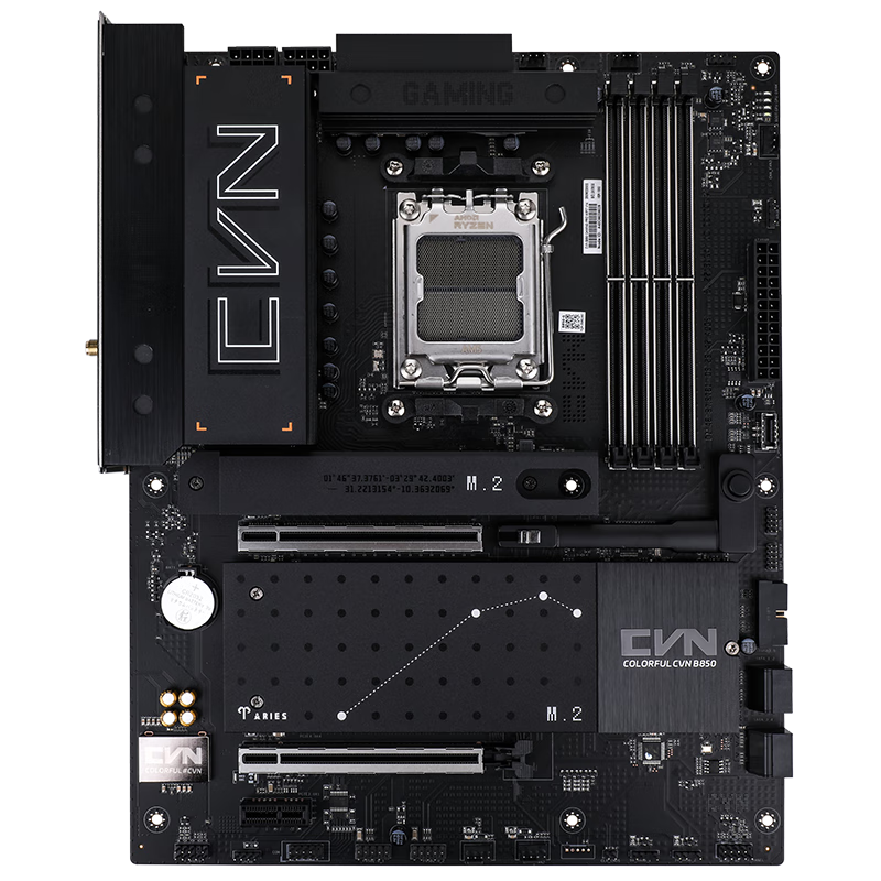 Colorful CVN B850 GAMING PRO WIFI V14 Dark Starship Motherboard Supports CPU 9850X3D/9700X/9600X (AMD B850/socket AM5)