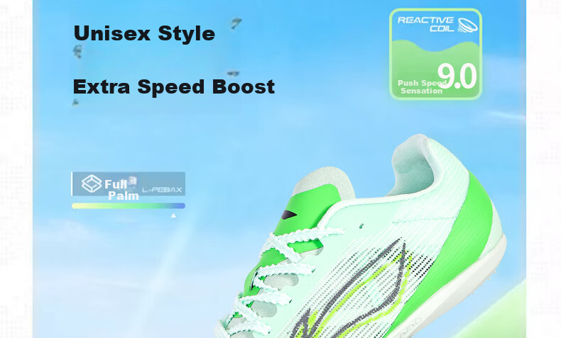 Li-Ning Professional Track And Field Sprint Shoes with Full-Length Carbon Plate, Lightweight for Physical Exams, Training And Competition Running And Long Jump Shoes 2