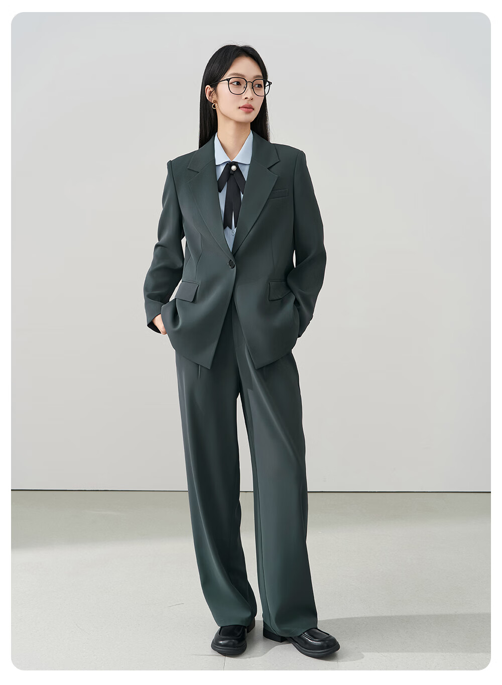 Miss Bird Women's Suit Set Professional High-End Interview Formal Workwear Blazer 10