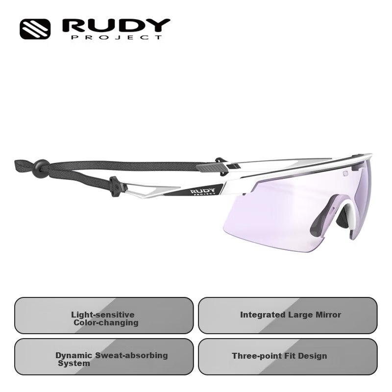 RUDY PROJECT Cycling And Running Sports Photochromic Glasses TURBOLENCE, Marathon Sunglasses Goggles