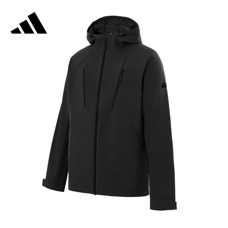Adidas Fleece-Lined Outdoor Hooded Training Casual Sports Jacket for Men KG8967 Miracle Alunite Brown S 10